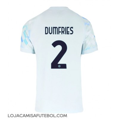 Camisa de Futebol Inter Milan Denzel Dumfries #2 Equipamento Secundário 2025-26 Manga Curta Camisa de Futebol Inter Milan Denzel Dumfries #2 Equipamento Secundário 2025-26 Manga Curta